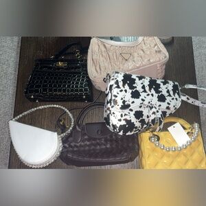 Bundle of six Fashion Nova bags